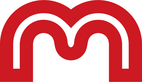 紅色字母M矢量logo圖標(biāo)