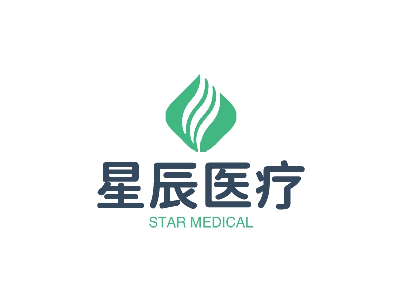 星辰醫(yī)療LOGO設計