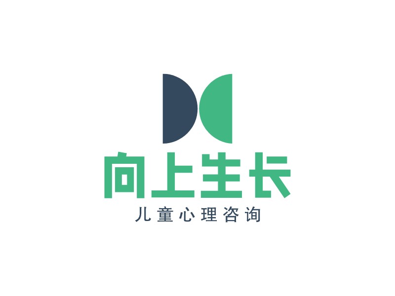 向上生長LOGO設計